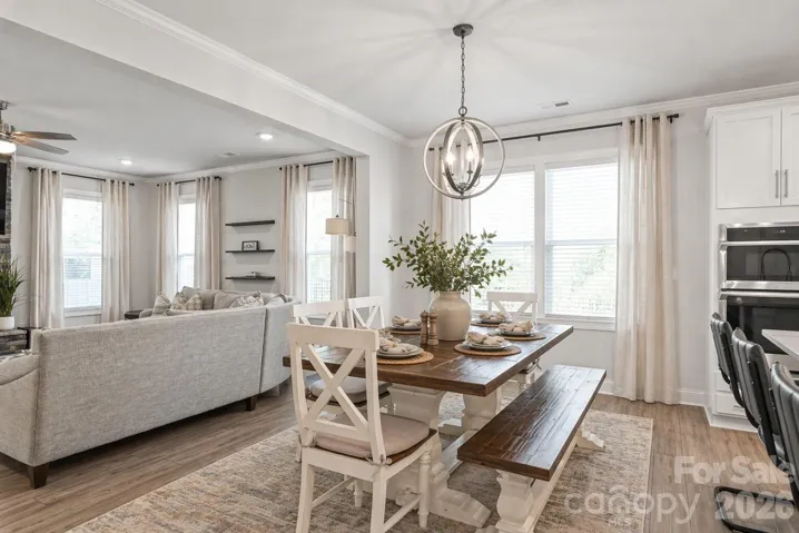 Dining Area between Kitchen and Living Room