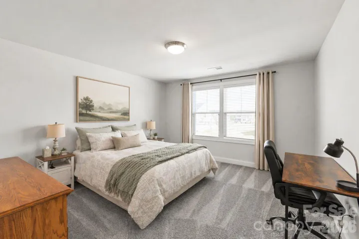 Secondary Bedroom - Decor/furniture has been virtually enhanced