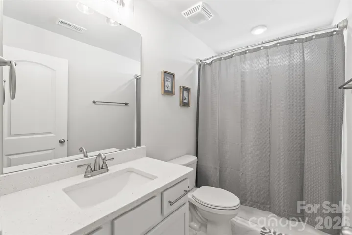 Full Bath on Upper Level