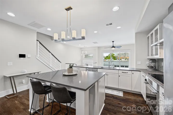 Ample cabinetry and counter space