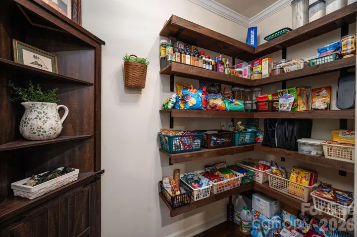 Walk in pantry. 