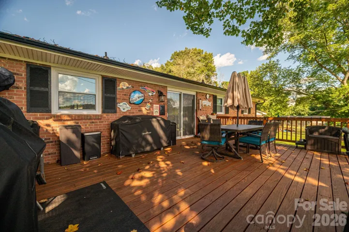 Large 20 x 24 deck leading to the pool.
