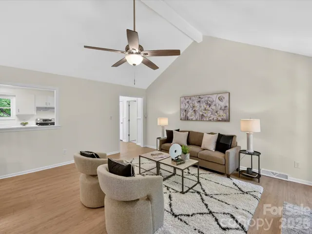 Family Room with view of kitchen