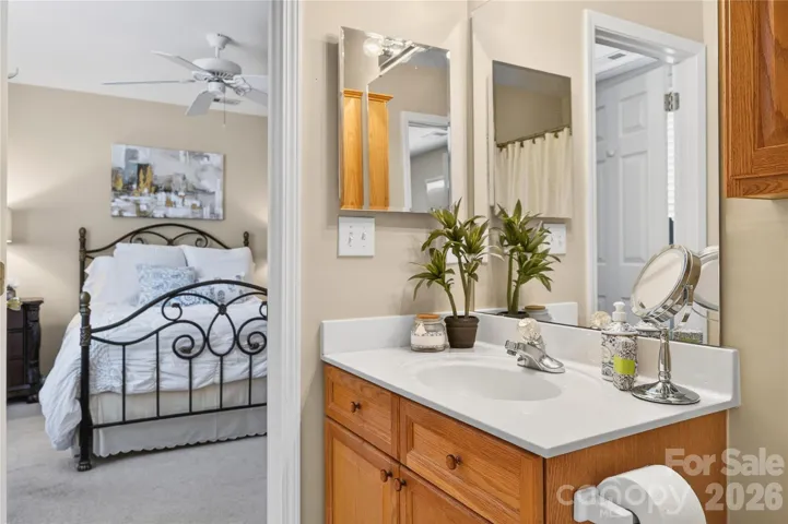 Jack-and-Jill style bathroom