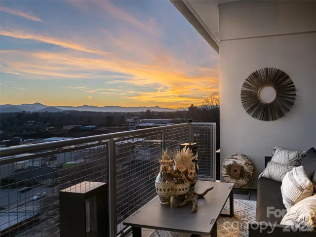 One  of two large balconies, beautifully furnished, await you and your guests