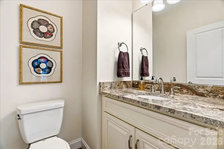 1st floor half bath