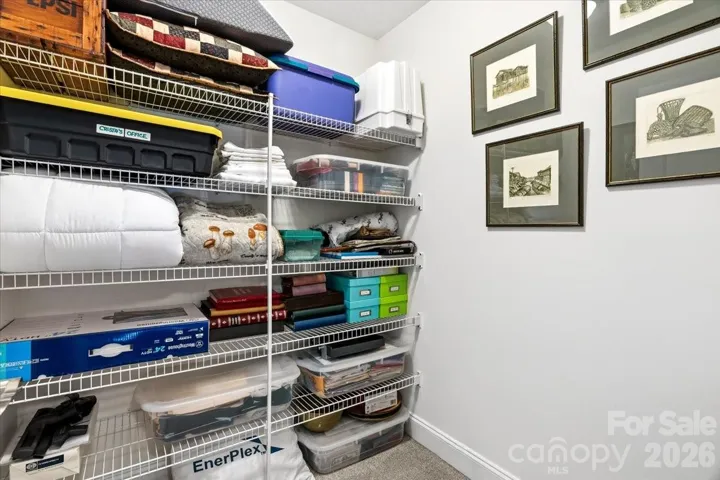 So much room in this extra walk in storage closet