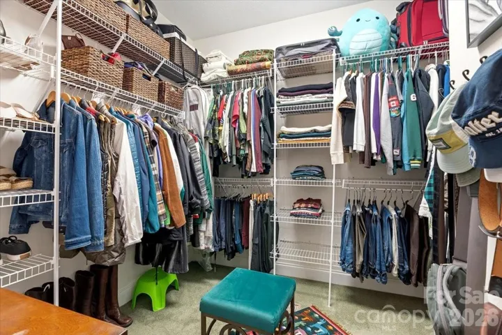 Large walk in closet