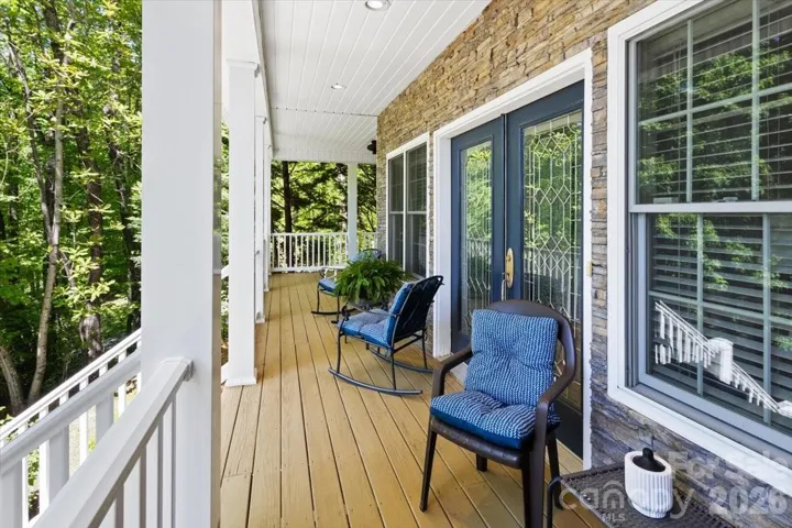 Front deck and front door