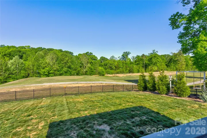 View from the covered deck