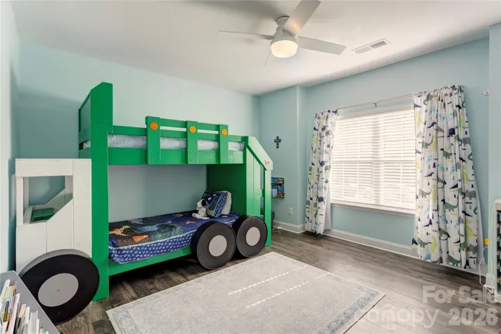 Bedroom #2 with RevWood floors