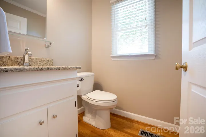 Downstairs half bath 