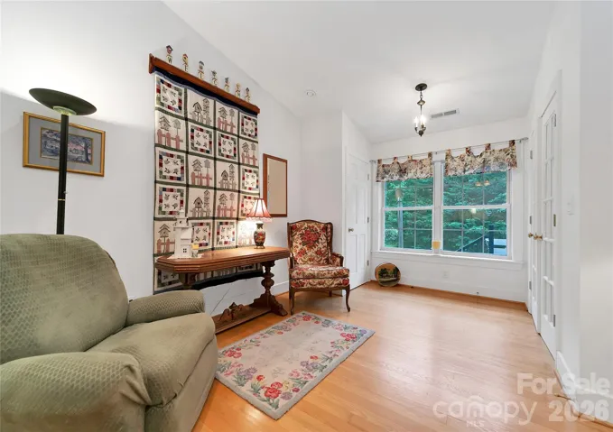 The foyer / entry leads you from the sunroom through to the living room and down the hallways to the kitchen and secondary bedrooms.