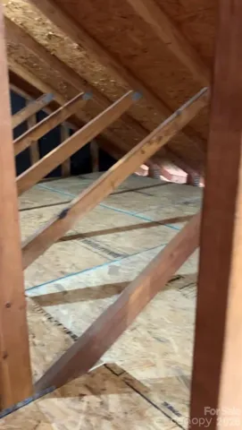 LOTS of Floored Attic Space