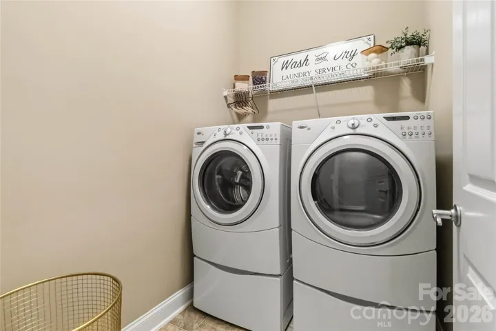 Main floor laundry