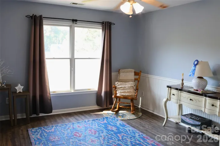 Bedroom 2 with Views of Lake Nixon connected to a full Jack and Jill and bedroom 3