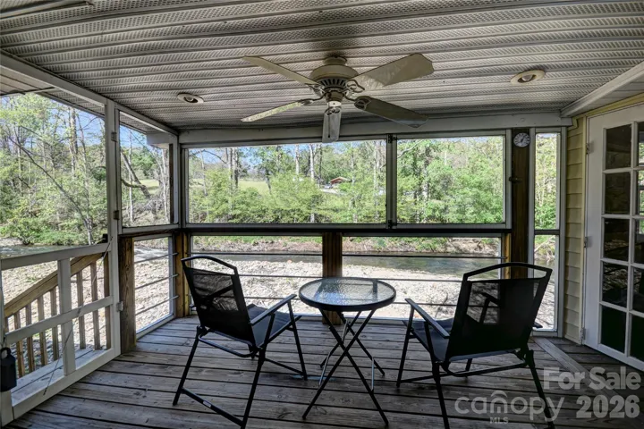 Screened porch