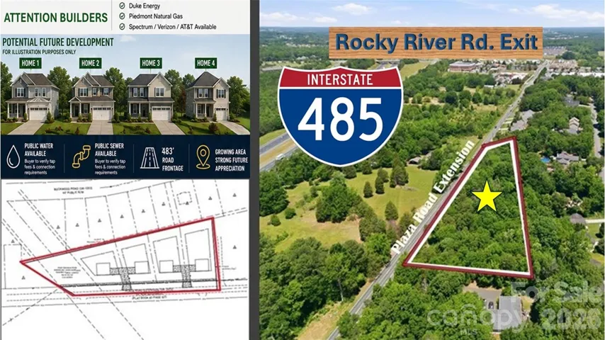 2.46 ac Harrisburg 4 Approved Lots 483' Road Frontages