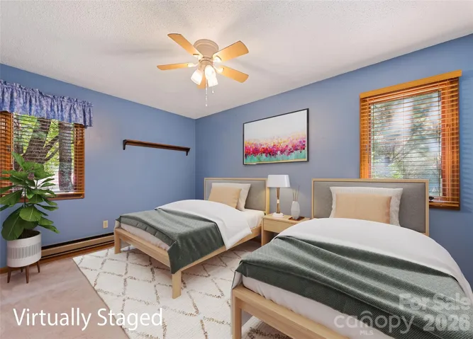 Virtually Staged Bedroom