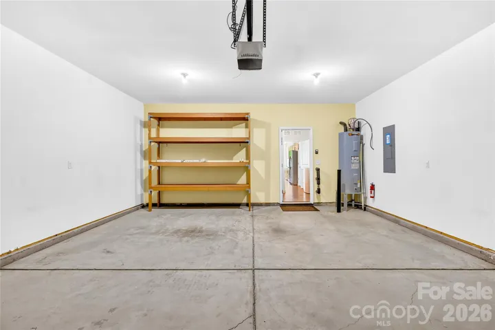 Garage storage shelves convey!