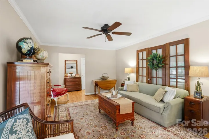 Lovely hardwood floors throughout the main floor exude warmth