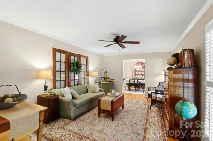 Formal living room off of the front foyer
