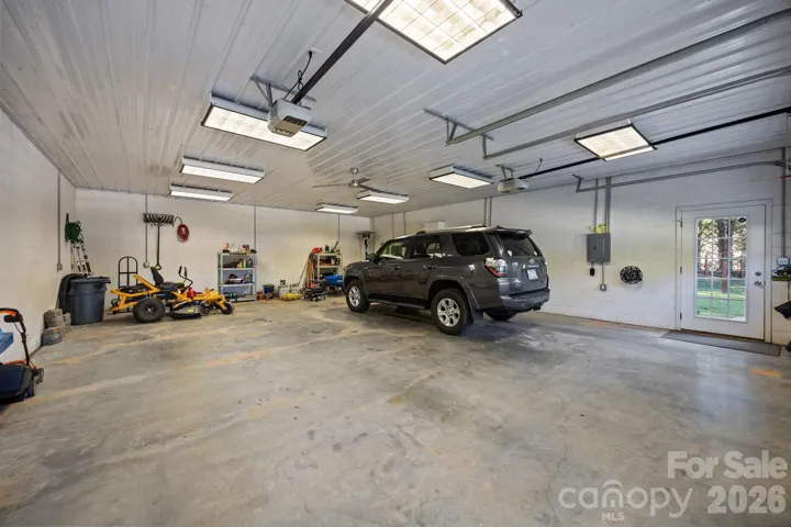 4-car detached garage. 