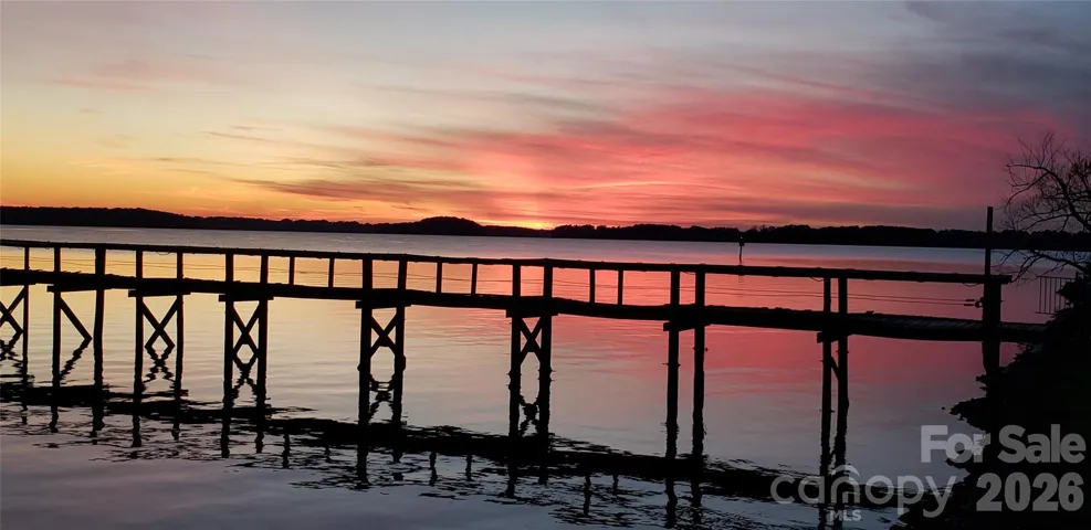 Sunset view from pier
