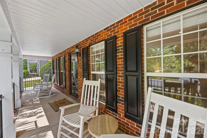 Welcoming front porch