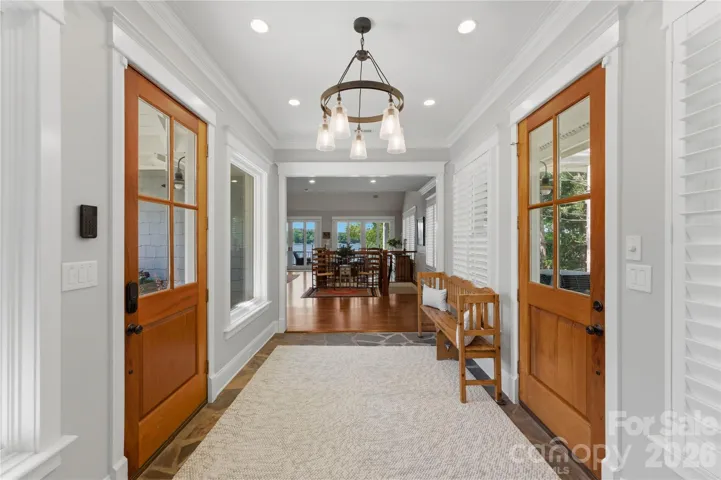 Bright and open foyer