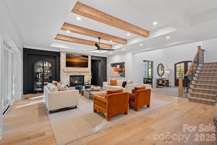 Designer details and custom wood beams