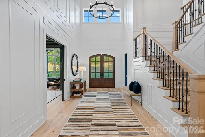 2- Story Foyer with custom woodwork