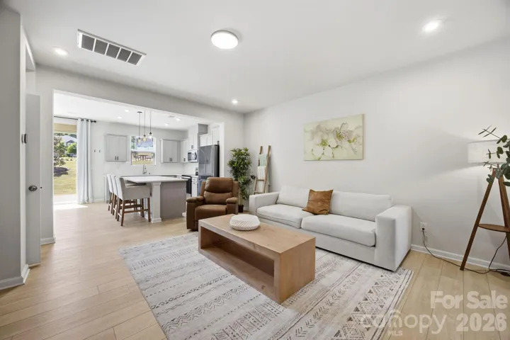 Cozy living room and open floor plan!