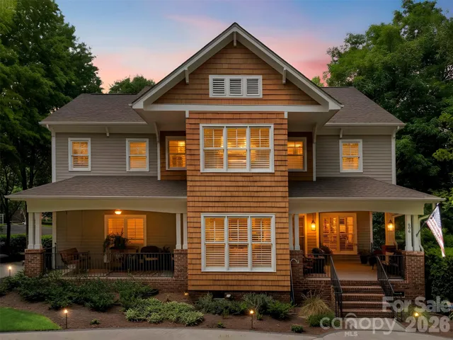 Be greeted with dual front porches