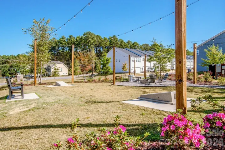 Community Cornhole play area 