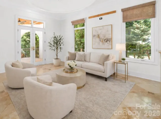 virtually staged sitting area