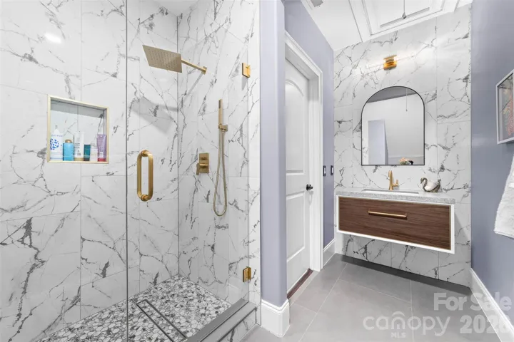 Each bedroom has its own updated bathroom