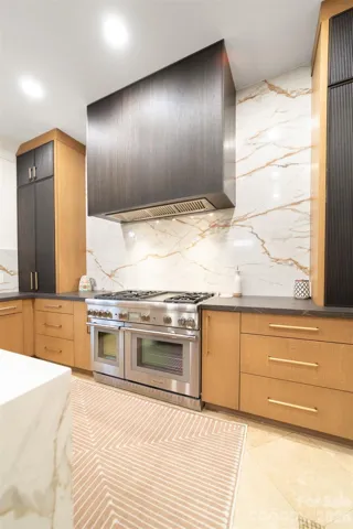 High end appliances including Thermidor stove