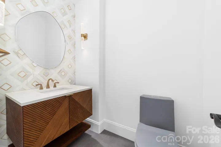 main floor powder room