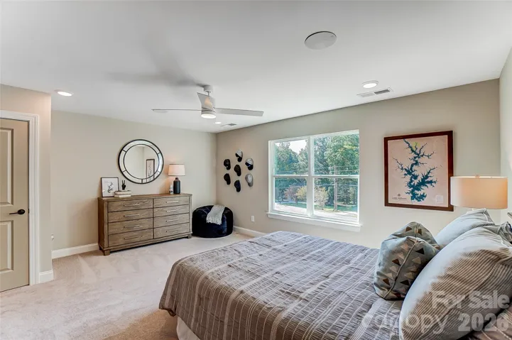 Secondary bedroom on the second floor