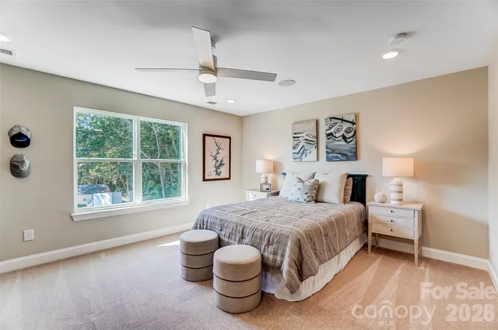 Secondary bedroom on second floor