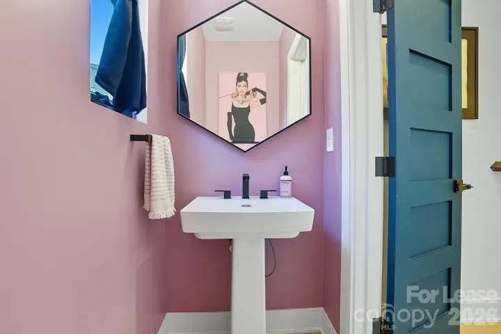 Main level, half-bathroom
