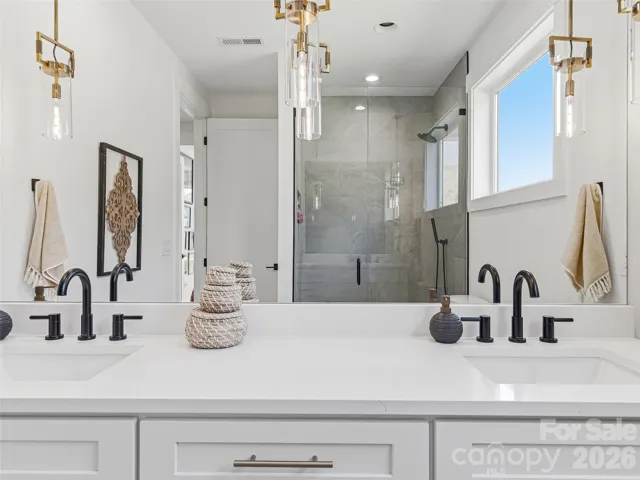 Shared Bath with Dual Vanity