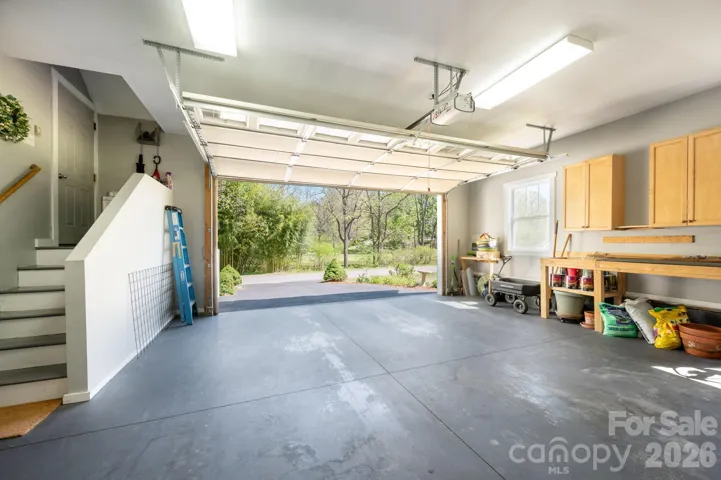 Attached two car garage 