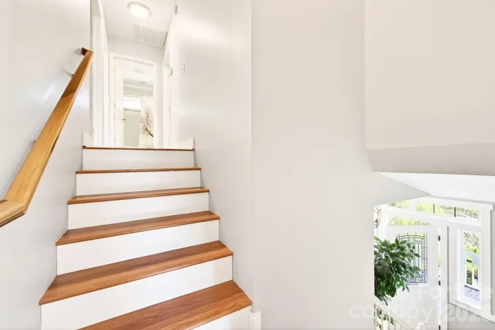 Stairway to upper level