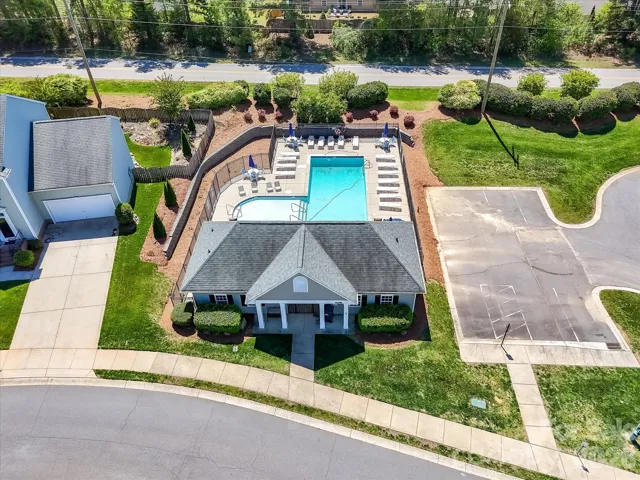 Community clubhouse with resort-style pool provides the perfect spot for relaxing, entertaining, and enjoying neighborhood amenities.