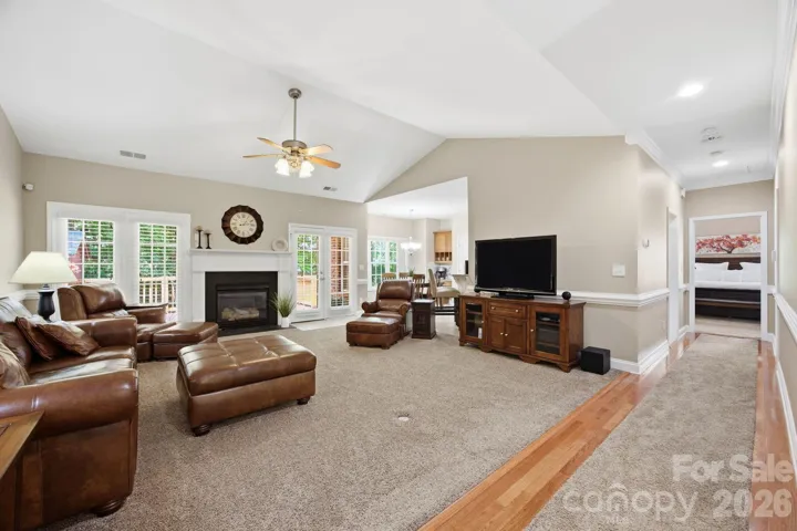 Family Room with fireplace