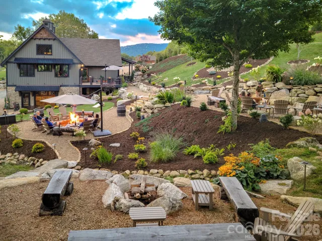 Sip a glass by the firepits at Eagles Nest Winery 