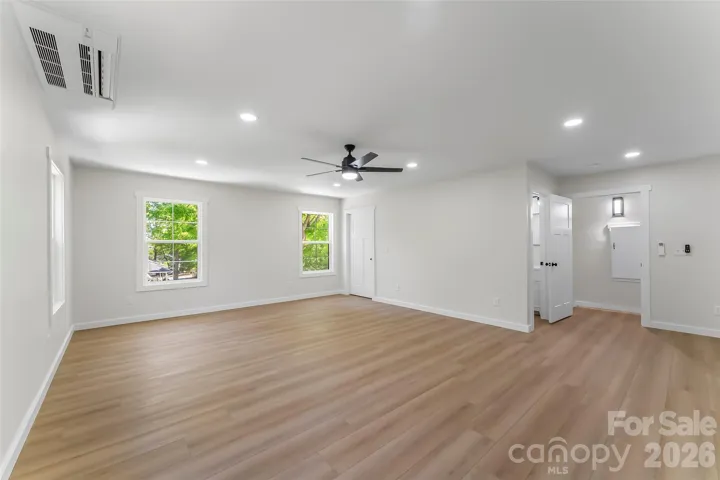 Finished room over garage