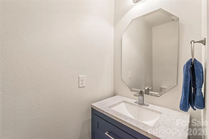 Half Bath with Updated Vanity